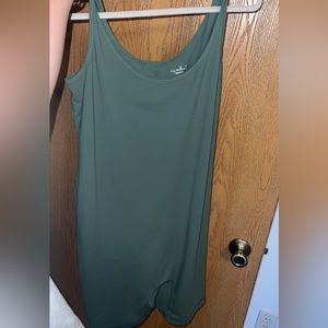 Brand new green sports jumpsuit/ bodysuit
